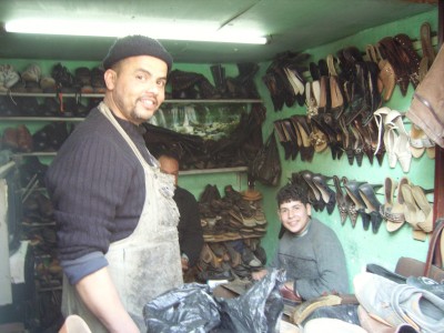 cobbler in Morocco
