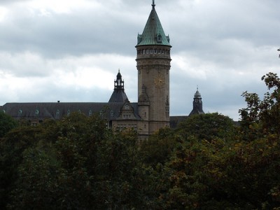 a luxembourg skyline