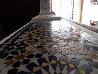 zellij, Moroccan tile work, Morocco, House in Fez