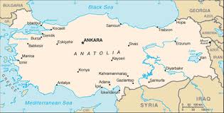 turkey is surrounded by 4 seas