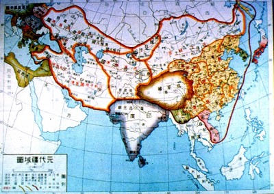 genghis khan map