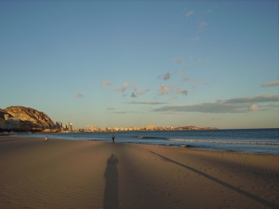 beach at Alicante Spain Spanish Beach Party of One