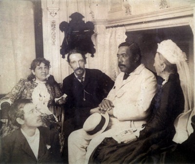 Robert Louis Stevenson and David Kalakaua