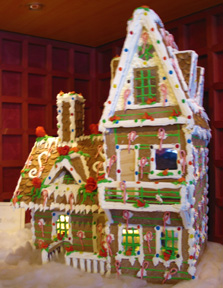 Shipboard Gingerbread house