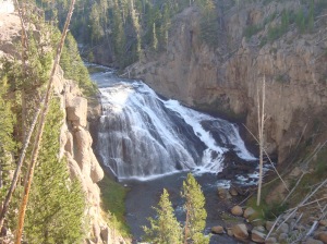 waterfalls in Yellowstone