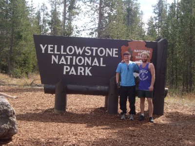Bikig through Yellowstone