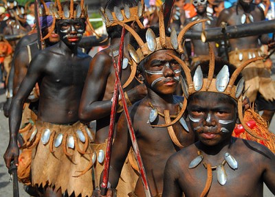 atihan festival in the visayas