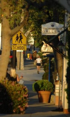 Downtown Ojai offers shoppers plenty of boutiques and restaurants and not a single chain establishment (photo credit Michael McFadden) Ojai, California