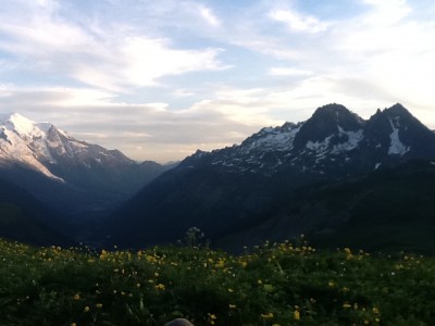 hiking in the alps