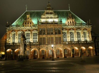 Bremen Rathaus Bremen’s Rathaus, or city hall, dates back more than 500 years and is a UNESCO World Heritage Site. Photo by Katherine Rodeghier, c 2012