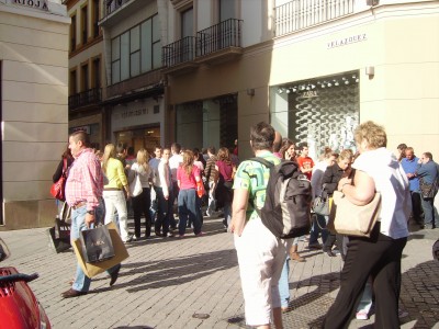 Travelers in Seville