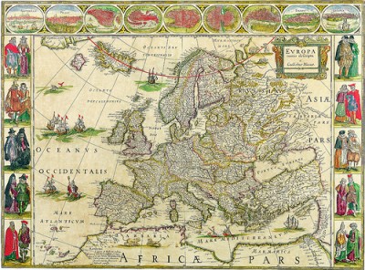 map of Europe from 1500 cc image courtesy of Chingua Coast Conservation Action