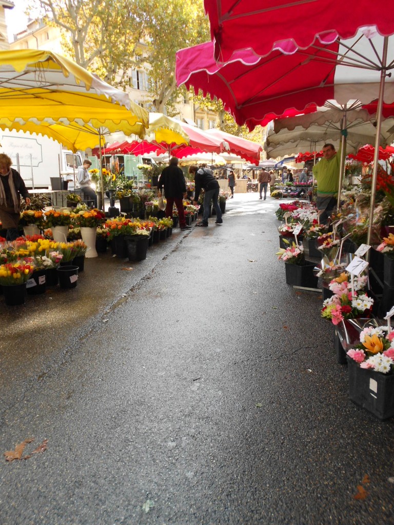 Flower Market in Aix-en-Provence