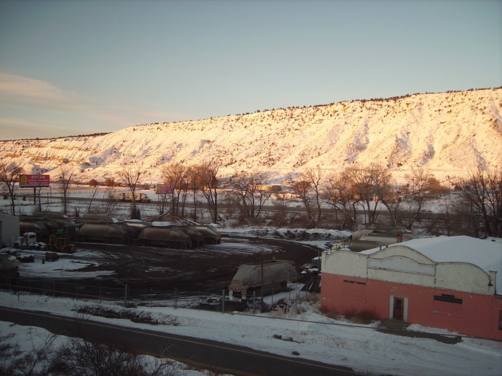 Rocky Mountain Morning from the Train