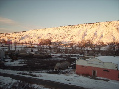 Rocky Mountain Morning from the Train
