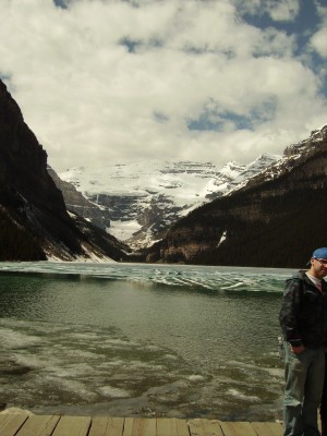 Lake Louise and Half a Canadian Stranger