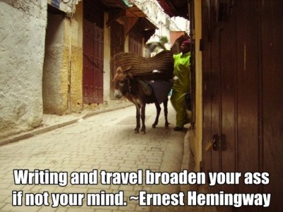 Ernest Hemingway travel quote