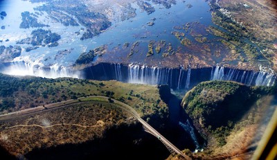 vicfalls_aerial_bridge © 2011 Carlton Grooms Vctoria Falls Zimbabwe