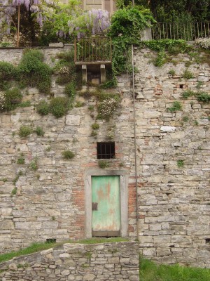 Castle Door in Bergamo Bergamo Italy Door