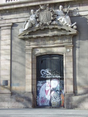 Barcelona Door and Graffiti BCN Door