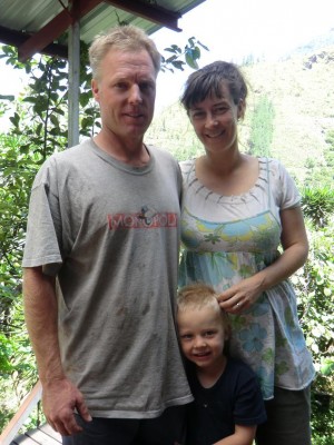 Greenshields Family, Banos Ecuador