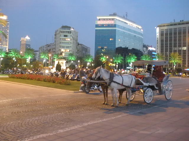 Izmir Motorbikes and a Wagon