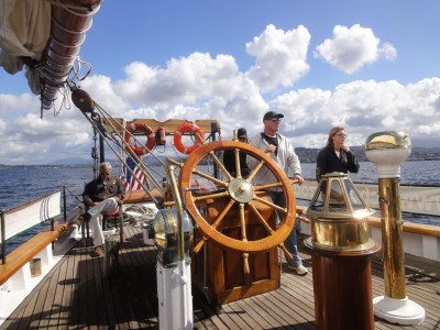 The captain's wheel in Bellingham
