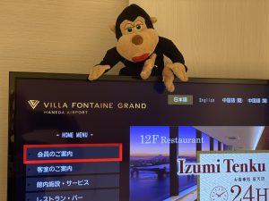 Carl at the Hotel Villa Fontaine at Haneda Airport in Tokyo, Japan